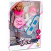 TEOREMA S.R.L. DEA - BAMBOLA CON SNOWBOARD 31CM ASSORTITO