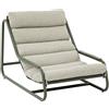 HESPERIDE Poltrona relax Celestam verde alloro, poltrona da esterno con cuscino idrorepellente