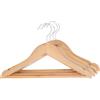 ATMOSPHERA Set 4 Grucce 195840C in Legno Naturale 32 x 19 cm
