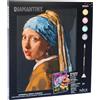 NICE SRL diamantiny level up quadro ragazza con orecchino di perla crystal art