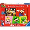 RAVENSBURGER S.R.L. Ravensburger Puzzle Super Mario 60 pezzi da pavimento 70x50 cm bambini 4+ anni