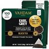 VAHDAM Te Nero Earl Grey | 100 Bustine Piramidali con Bergamotto | Delizioso e agrumato | The nero con olio di bergamotto | Con caffeina