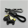 KeyLeatherix Portachiavi Auto in Vera Pelle con Anello Portachiavi e Cinturino Resistente