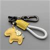 KeyLeatherix Portachiavi Auto in Vera Pelle con Anello Portachiavi e Cinturino Resistente