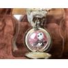 NESSUNA MARCA Orologio da tasca Nightmare Before Christmas Jack rosso nuovo raro oggetto pr...