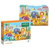 Dodo D300376 Educational in Hot Africa Puzzle 60 Pieces, Various