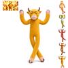 Generic Niu Lai Peluche 28 cm, Pupazzo Divertente, Regalo di Natale e Halloween，E | 5 personaggi da collezionare, arti lunghi e pose buffe, idea regalo originale per amici, adolescenti e fan di Niu Lai