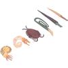 Generic Giocattoli Preistorici di Animali Marini Modello Marino Realistico per Collezionisti Ed Appassionati, Confezione da 6 Figure in PVC Dell'oceano Antico per Esposizione o Decorazione (BL1114)