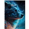 FBFNIOPZUYAw Cane Art 1000 Pezzi Mini Puzzle per Adulti | 70 x 50 cm Cartone, Decorazione Casa, Taglio Preciso, Regalo Compleanno, Relax Spirito