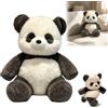 BAISHUWU Peluche di Panda 45cm, Peluche Panda Cuscino Morbido e Soffice, Pupazzo Che Corre, Pelu-che Pan-da Che Corre, Pelu-che Pan-da Che Co-rre con Gambe Mobili, Peluche Che Co-rre,Regalo per Uomini Donne, B