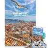 JIANGENNF Puzzle per ragazzi da 1000 pezzi Loin Des Fadas, gioco educativo, decorazione perfetta, lista dei desideri con Babbo Natale 50x75cm