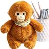 Generico Peluche Animale Giocattoli Scimmia Morbidi e Realistici di Natale | Pupazzo Peluche Cartone Animato Coccoloso Imbottito Per Bambini Adulti Ragazze Ragazzi Casa Ufficio Camera Divano Viaggio