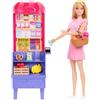 Barbie - Malibu fa la spesa, bambola bionda e bancarella del mercato con 11 accessori a tema, set ispirato al film Barbie e Teresa La Ricetta dell'Amicizia, giocattolo per bambini, 3+ anni, JCT05