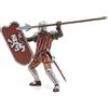 Papo - Statuetta Cavaliere con Giavellotto Realistica - 3 Anni + - Collezione Fantastico & Medievale - Gioco Creativo Difensore del Regno - Idea Regalo Giocattolo Bambina Bambino