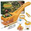 Temodu Cattura Insetti con Microscopio Bambini, Microscopio Digitale Bambini 500X, Giocattolo per La Ricerca all'aperto, Idea Regalo di Natale e Ritorno a Scuola, per Bambini 3-12 Ann (Orange)