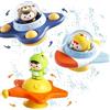 Gdbykds 3 Pezzi Spinner per Bambini, Vasca da Bagno per Bambini e Rotatore per Finestre Giochi da Bagno / Giochi di Auto per Ragazzi / Giocattoli di Viaggio, Regalo di Natale / Compleanno per 3-6 Anni