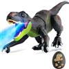LEAPRCSTORE Dinosauro Telecomandato Giocattolo per Bambini con Spruzzare | Dinosauro con Ruggendo e Camminare, Regalo Giocattoli di Dinosauri T-Rex per Bambini 3 4 5 6 7 8 9 10