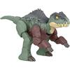 Mattel Jurassic World Massive Stretch Fierce Changers - Dinosauri Trasformabili 2 in 1, da Giganotosauro e Nasutoceratopo in 16 passaggi, giocattolo per bambini, 6+ anni, HPD34