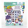 Crayola Glitter Dots - Set Colori Assortiti (Colori Classici, Tropicali, Vivaci), per Giocare e Creare con Il Glitter Modellabile, Attività Creativa e Idea Regalo, 04-0803