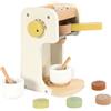 WoddyGo Macchina da caffè in legno per bambini, giocattolo Montessori, per giochi di ruolo, con cialde e tazze, giocattolo da cucina per bambini, regalo per ragazzi e ragazze