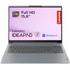 Lenovo IdeaPad Slim 3 Notebook 15" FHD (1920x1080) AMD Ryzen 5, 16GB RAM LPDDR5, 512GB SSD, WiFi 6, Windows 11 Home, Laptop per Lavoro, Studio e Uso Quotidiano - Caricatore non incluso
