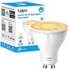 Tapo L610 Lampadina Smart WiFi GU10 Luce Calda 2700K 350lm 3.5W Alexa | Per Soggiorno e Faretti, Luce Calda 2700K, Dimmerabile, Controllo Remoto, Risparmio Energetico, Google Assistant