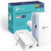 TP-Link TL-WPA1000 KIT Powerline Wi-Fi AV1000Mbps AC1200Mbps Gigabit | Per Portare la Rete in Stanze Lontane e Oltre Muri Spessi, Usa l'Impianto Elettrico, HomePlug AV2, Porta LAN, Plug & Play