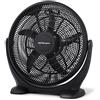 Orbegozo BF 0150 - Ventilatore da pavimento in stile industriale, 3 velocità di ventilazione, inclinazione regolabile, diametro 50 cm e potenza 80 W