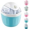 Generico Mini Gelatiera per Casa, Mini Macchina per Gelato e Sorbetto，Azzurro cielo | Preparazione in circa 15-25 minuti, Gelatiera da 500 ml con ciotola in acciaio inox, ideale per frozen yogurt,design compatto
