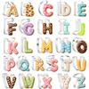 Focenat 26 pezzi Formine per Biscotti a Forma di Lettera dell'Alfabeto, 7,2-8 cm | Set di Formine per Biscotti in Acciaio Inox, Grande Pasta di Zucchero, Strumenti per Compleanni, Natale, Capodanno