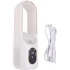 Buachois Ventilatore da tavolo senza pale, Ventilatore nebulizzante senza pale 6 velocità Ventola di raffreddamento silenziosa senza pale da tavolo con timer luce LED a 5 colori