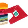 WohnDirect Tappeto Bagno Rosso 45x45 cm sagomato Antiscivolo Microfibra | Sagomato per il WC, Si Adatta alla Tazza, Base in Poliestere, Confezione da 1 Pezzo, Linea Coordinabile