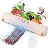 Keltorio Macchina sottovuoto per alimenti: macchina sottovuoto per alimenti con 20 sacchetti sottovuoto, macchina sottovuoto professionale per asciutto e umido, saldatrice per pellicole, per casa, viaggi