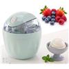 SRXY Mini Ice Cream Maker,Small Home Mini Ice Cream Machine,15-Minute Quick Electric Personal Machine,Portable Homemade Dessert Machine For Ice Cream, Frozen Yogurt, Sorbet (Green)