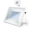 Aigostar FARO LED SLIM BIANCO 50W CON SENSORE MOVIMENTO 4500 LUMEN 6400K LUCE FREDDA -IN ALLUMINIO- IP65 L211*W245*H56mm
