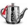 Chef Elements Teiera marocchina in acciaio inox, 1,2 l, colore: argento