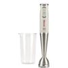 Girmi MX41 Frullatore ad Immersione Fru-steel+, Motore DC, 800W, 2 Velocità, Lame INOX, Fusto Smontabile INOX 19 cm, Impugnatura Ergonomica, Bicchiere Incluso, Facile da Pulire