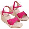 Generisch Sandali da donna, espadrillas, con plateau, con zeppa, punta aperta, scarpe estive, comode e semplici, scarpe estive da donna, per tutti i giorni, lavoro e passeggiate