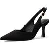 Coutgo Scarpe décolleté da Donna con Tacco a Gattino Chiuso, Punta Appuntita, per Matrimoni, Feste