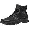 Generic Stivaletti alti da uomo, con lacci, casual, per attività all'aperto, con stampa mimetica, robusti, stile combattimento, scarpe tattiche