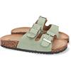 shoes&blues.es Sandalo Basso da Donna con Soletta bioanatomica e Fibbie, Primavera/Estate 2021