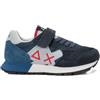 SUN68 Sneaker Bambino Boy's Jaki Solid in Nylon e Suede Z36315K