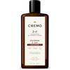 Cremo Bourbon & Oak 2-in-1 Shampoo & Conditioner, Barber Grade Quality That Moisturizes and Cleanses All Hair Types, 16 Fluid Ounce