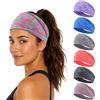 RoxNvm Fascia Capelli Donna Uomo, 6Pcs Fascia Capelli Sport, Fasce per Capelli | Fascia per Capelli Elastica Antiscivolo, Headband Sport, Fascia Larga per Capelli Sport Fitness Running Tennis