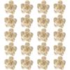 LBEWXAU 20 Pezzi Mini Fermagli per Capelli a Fiore Accessori per Acconciature Per Vita Quotidiana Matrimoni Donne Feste Quotidiano Mini Squisito Clip Alla Moda Forcina Antiscivolo Clip Multifunzionale