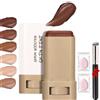 Generico Foundation Stick Beauty Balm Serum Boosted Skin Tint,Solid Tinted Moisturizing Serum Contour Stick, Full Coverage Concealer Balm,Deeply Moisturizing,Natural Finish Makeup (Style1, onesize-Q)