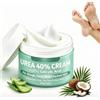 Chenduoran Crema Urea,Urea Crema al 40% per Piedi, Mani, Gomiti e Ginocchia -Idratazione Profonda con Microgranuli Esfolianti, Riparazione Intensiva per Pelle Decca, Ruvida e Screpolata, Esfolia