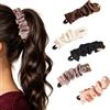Rainway Banana Hair Clip, fermaglio a banana, fermaglio decorativo per capelli sottili e spessi, set da donna, semplice e alla moda, per capelli ricci o lisci per donne (Style 1)