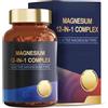 Generico Complesso di magnesio - Sonno, muscoli e nervi - 1 bottiglia | 12 forme di sinergia; delicato sullo stomaco; per andare a dormire o dopo l'allenamento; supporta il rilassamento e il recupe