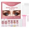 Peutpy Kit Laminazione Sopracciglia, Brow Lamination con Tinta Sopracciglia, Set per Modellare, Fissare e Definire le Sopracciglia a Casa